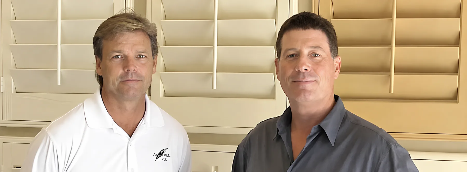 Dave and John, owners of Golden West Shutters